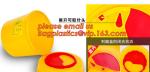 Square sharps container, medical disposal bins, needle container, Disposable