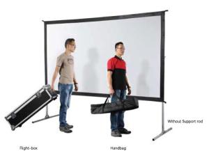 Quality 80-400inch Fast Folding Short Throw Projector Screens For Outdoor Camping Church wholesale