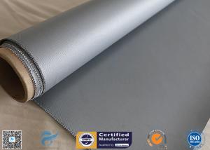 Quality SGS Approved 510g Silicone Coated Fiberglass Fabric 18oz 0.45mm Silicone Sheet wholesale