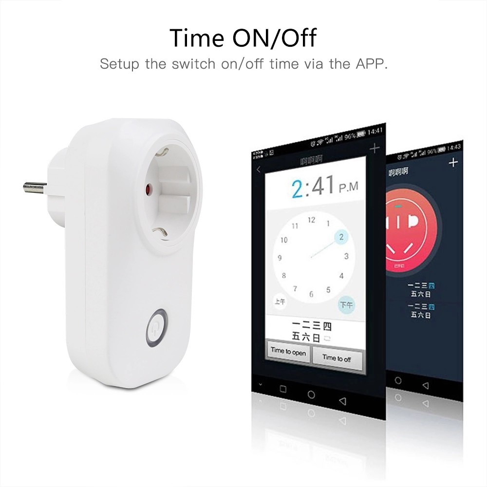 Alexa Wifi Smart Plug Socket Support Smart Configure Net Technology Easy Access Settings