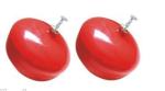 Carbon Steel 3 kg Automatic Fire Extinguisher Ball Red For Factory / Bank