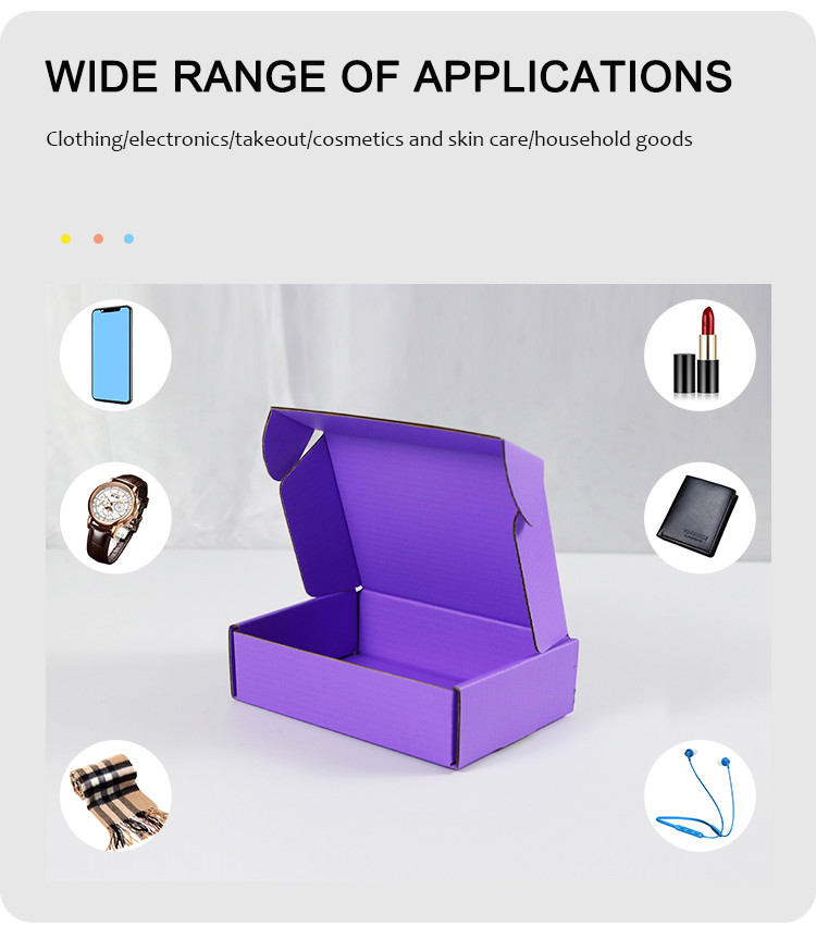 Color Airplane Box Purple Can Be Printed Packing Special Wear Armor Special