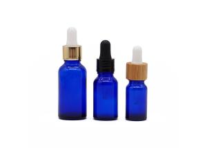 Quality Dropper Caps Essential Oil Glass Bottle With 18mm Screw Droppers wholesale