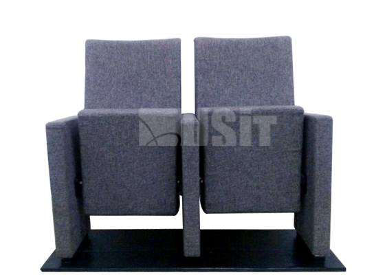 Elegant Oversized Plywood Surfaced Padded Church Chairs With Aluminum Structural