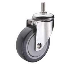 Quality Stainless Steel PU Caster Threaded wholesale
