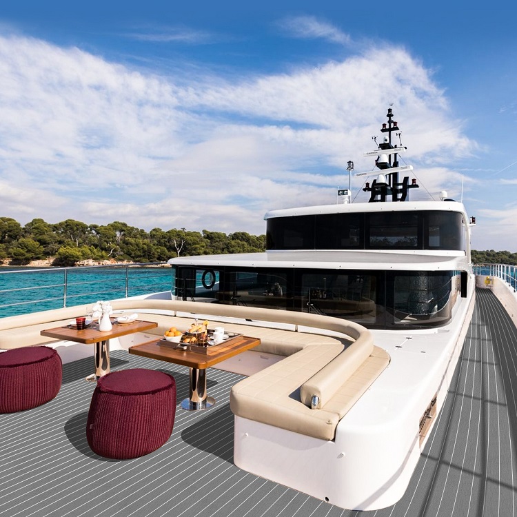 EVA Foam Boat Floor Teak Decking Sheet Anti Slip Waterproof OEM Marine Flooring Sheet