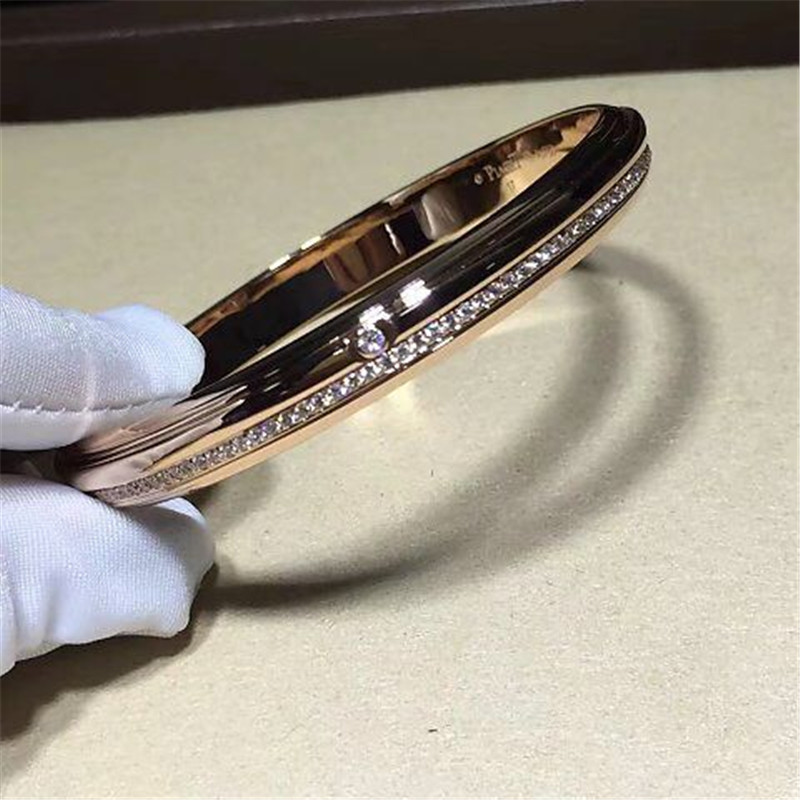 Luxury jewe factory bracelet gold diamond bracelet 18k gold white gold yellow gold rose gold diamond bracelet