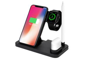 Quality Multifunction 2W ABS 139mm 4 In 1 Wireless Charging wholesale
