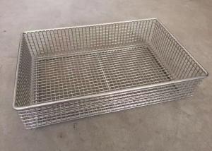 Quality Container Sus304 Bathroom Small Stainless Steel Wire Baskets Space Saver wholesale