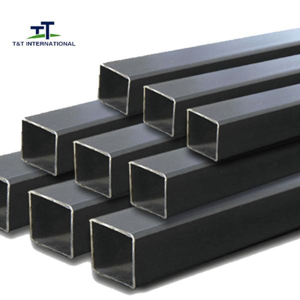 Cheap Plain End Finish Square Steel Pipe , Metric Square Tube Building Material Usage for sale