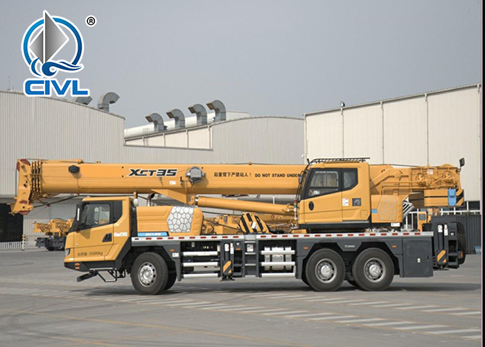 Full Hydraulic Power Steering XCMG RT40E 40 Ton All Wheel Drive Small Rough Terrain Tractor Crane With 20.5R25 Tire