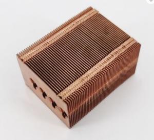Quality Brushed Nickel Computer Heat Sink , Aluminum Copper CPU Heatsink wholesale