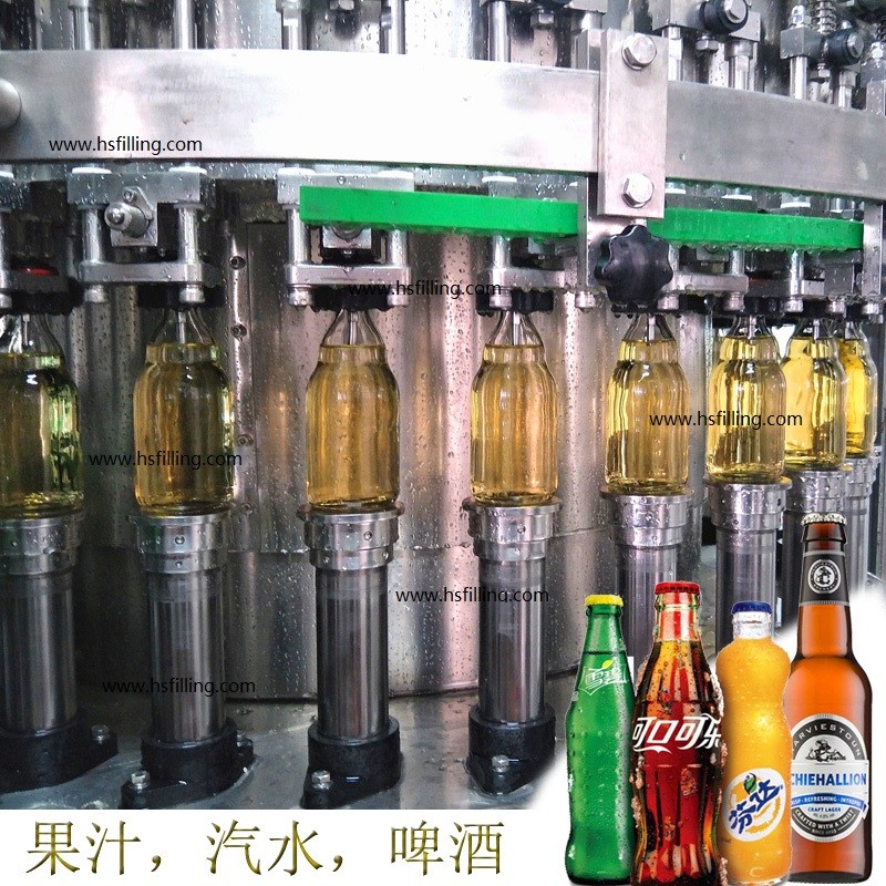 4000BPH Automatic Bottle Ginger Ale Carbonated Drink Filling Machine Stainless Steel 304 316