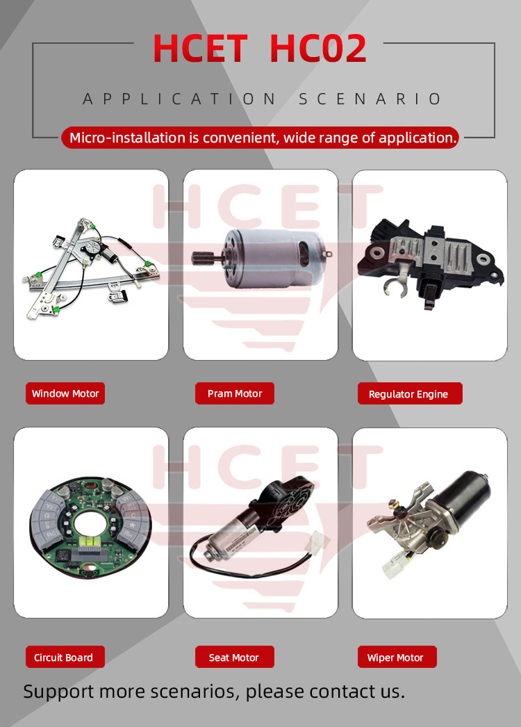 HC02 Motor Overload Protector 1-30A Adjustable Thermal Cutoff Switch RoHS Compliant Over-Current Protector for Cooling Fan Motor