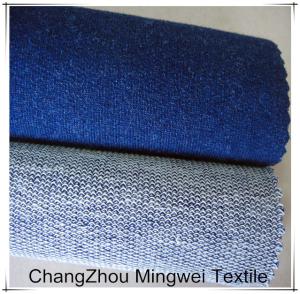 Quality thermal spandex french terry fabric/ knit denim for jeans wholesale