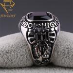 Embossed University Customized Class Rings