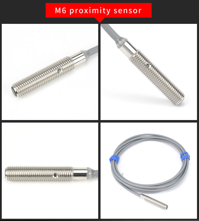Small Size Inductive Proximity Sensor M3 / M4 / M5 / M6 Stainless Steel Housing