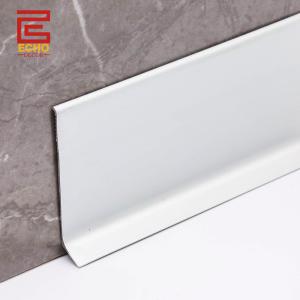 Quality Waterproof White Wall Skirting Board Profiles 100mm High Baseboard Trim Profiles wholesale