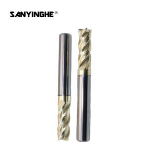 Quality HRC63 Tungsten Carbide End Mill 2 3 4 Flute CNC Machine Tool wholesale