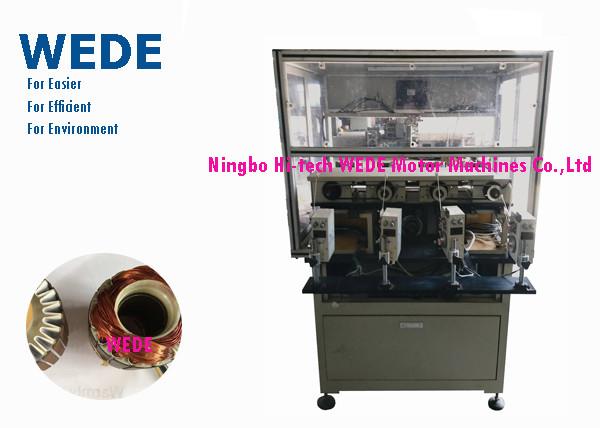 4 Stations Spiral Winding Machine , Motor Coil Winding Machine For 24 Slots