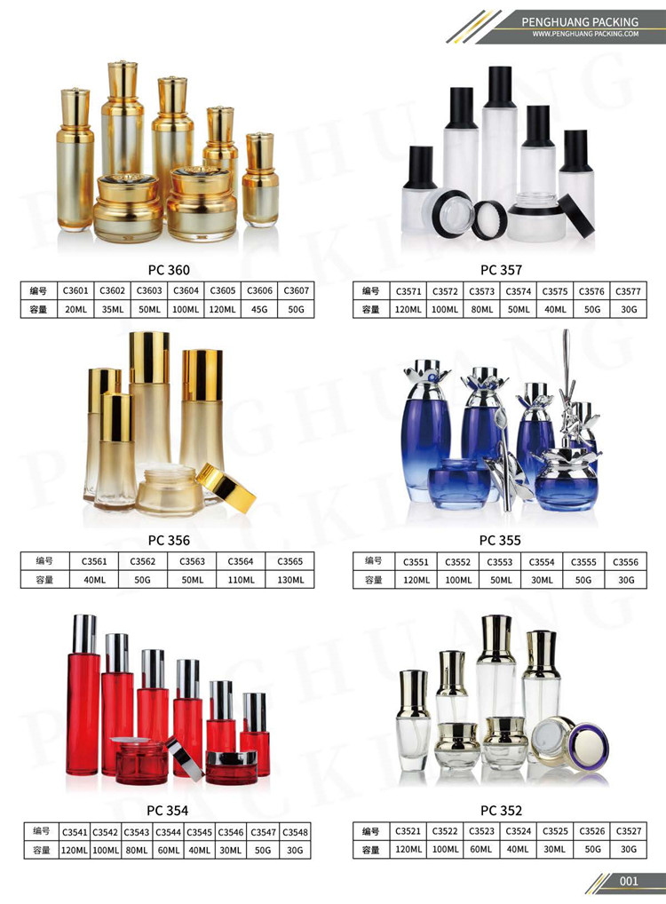 Transparent 50g Cream Glass Jars Square With Acrylic Cap And Cover