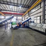 300kg/Hr Horizontal Plastic Pelletizing Recycling Machine Two Stage With Cutter