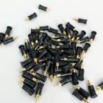 Dia 2.8mm Male Pogo Pin Connector Length 10.2mm Dip Type Spring Loaded Pogo Pins