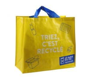 Quality 120gsm BOPP Laminated PP Woven Bags 650d 300mm Polypropylene Eco Bag wholesale