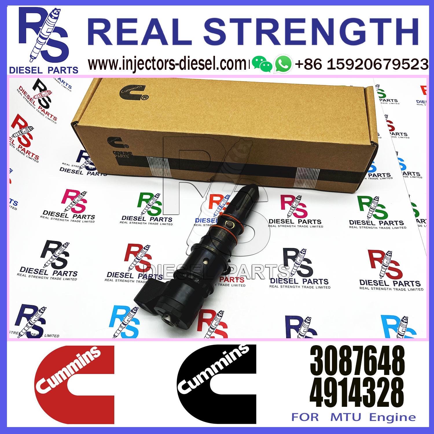 Fuel Injector Assembly 3084891 3023934 3070155 3078200 3068859 3087648