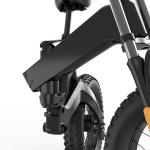 20 Inch Fat Tire Electric Folding Bike AC100v With 10AH Lithium Battery