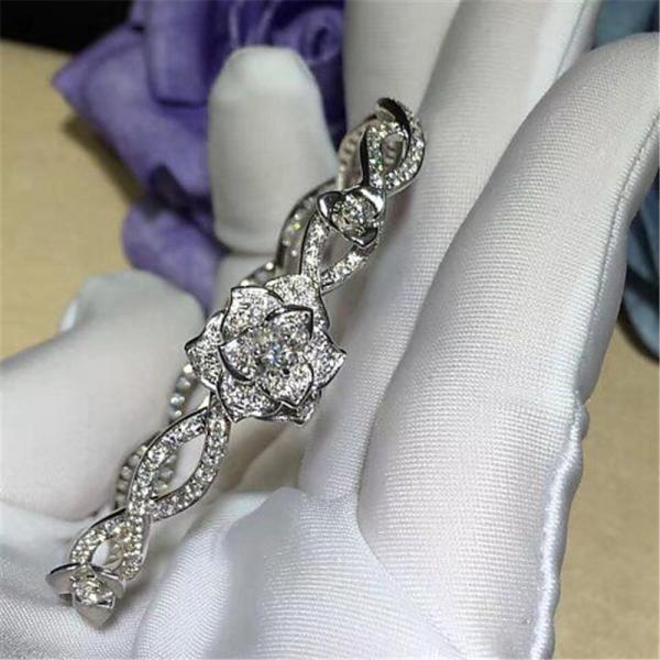 Piaget full diamonds of rose vine bracelet 18kt gold with white gold or yellow