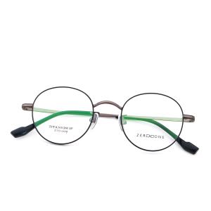 Quality Retro Literature And Art Elliptic Frame Beta Titanium Flexible Glasses wholesale