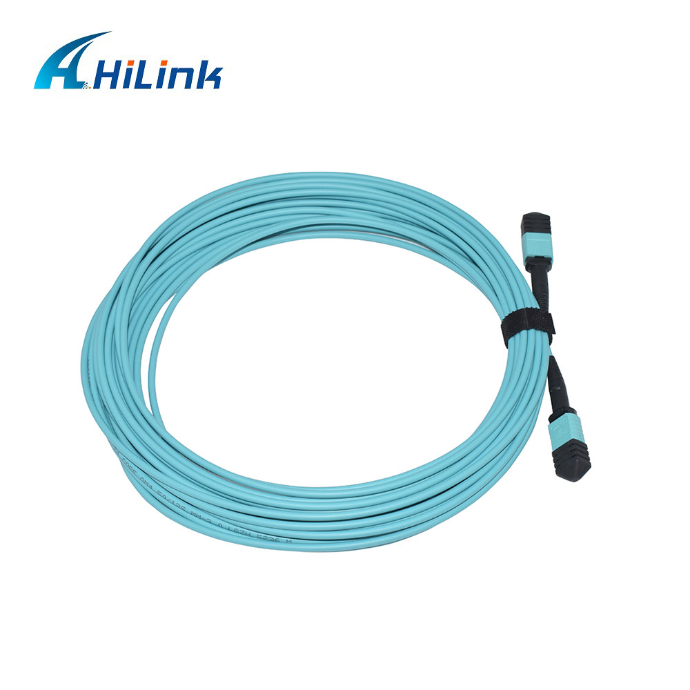 MPO MPO Fiber Cord WDM Solution 24 Core Multimode OM4 Male Male Type B
