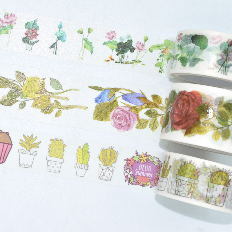 Custom Printed Decoration Waterproof Masking Washi Tape