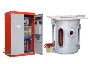 Quality 200kg 300kg 500kg Copper Melting Induction Furnace Small Furnace For Melting Metal wholesale