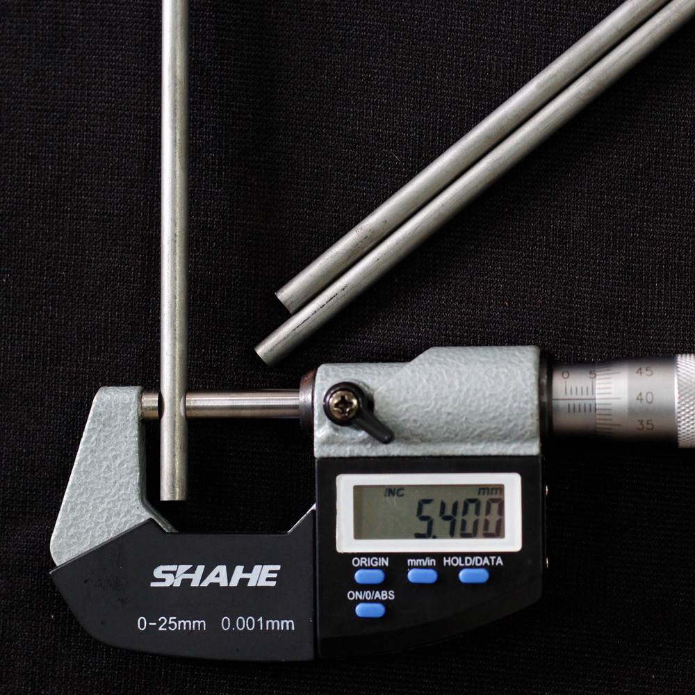 T.R.S 4100 K40 Tungsten Round Bar Unground Dia 5mm Fine Grain Size