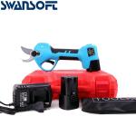 28mm Electric Pruning Shears Finger Protection Electric Pruner Scissors Battery