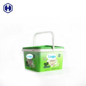 Quality Durable IML Plastic Containers Molded Polymer Food Storage Vessels wholesale