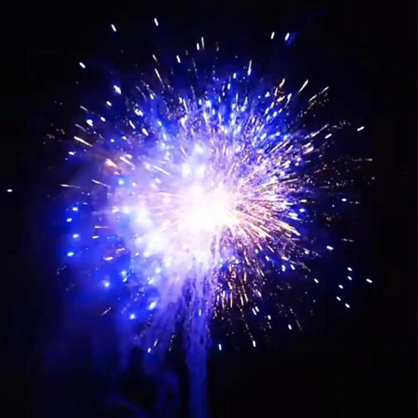 100 Shots Hot Sale Fireworks Cake Chinese Factory Wholesale Pyrotechnics Blue
