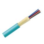 PVC/LSZH Outer Jacket Aqua Color Indoor Single Mode Multimode Optical Fiber