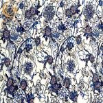 Water Soluble Multi Color 3D Beaded Lace Fabric 135Cm Width