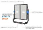 1000w Led High Mast Light Sports Stadium Flood Light Outdoor EMC3030 20m Outdoor
