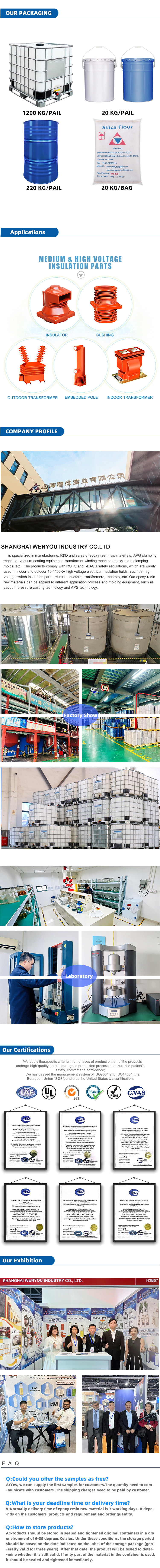 Ct Pt Insulator Bushing Sensor Electrical Insulation Injection Epoxy Resin