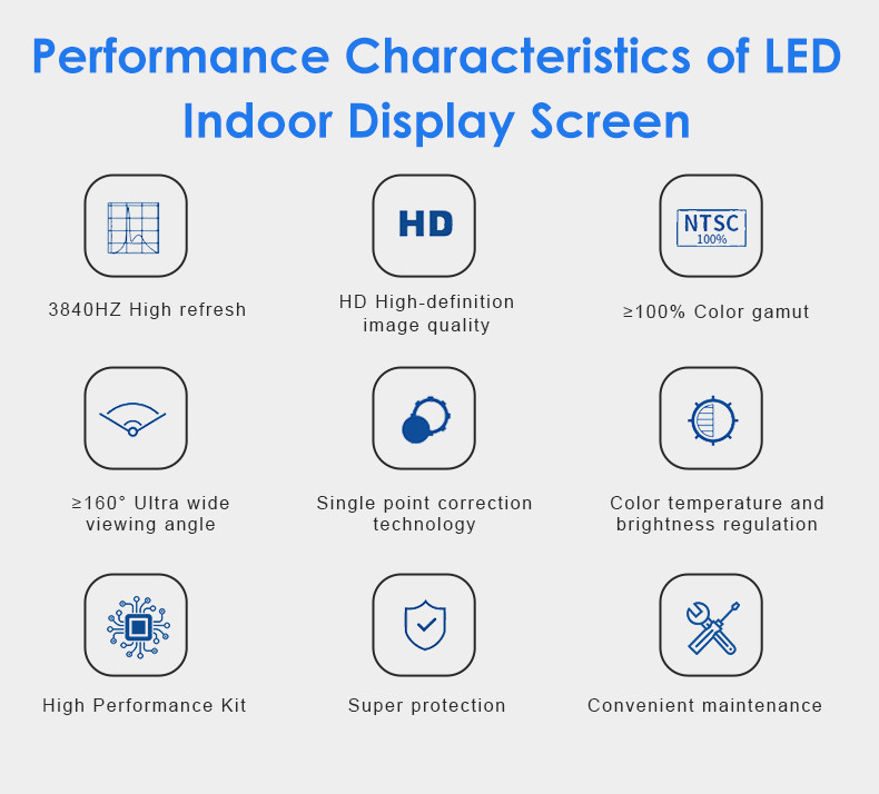 P1.66 Indoor LED Module Energy Efficient Module LED Display Seamless Integration