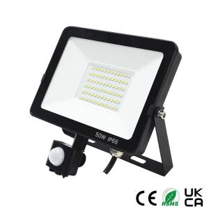 Quality SMD2835 Indoor Outdoor Flood Lights IP66 50W LED PIR Slim Floodlight SMD2835 wholesale