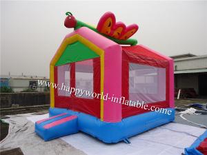 Quality butterfly mini bouncy castle , air bouncer inflatable trampoline , bouncer castle house wholesale