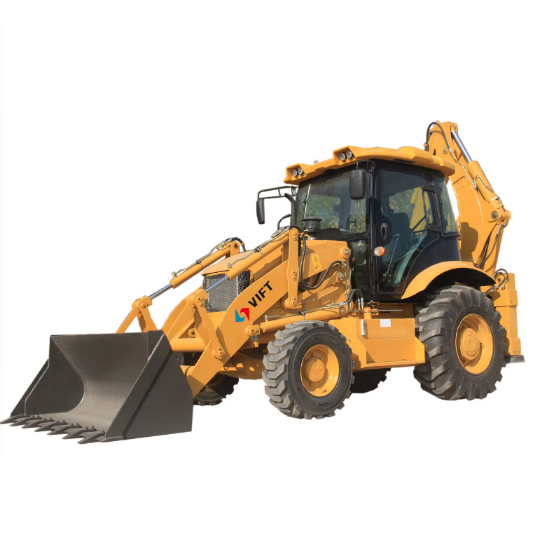 hfeiVIFT New Promotion Large 6 7 8 Ton Diesel Power Excavating Digger Boom Backhoe Loader Easy Handling Attachments