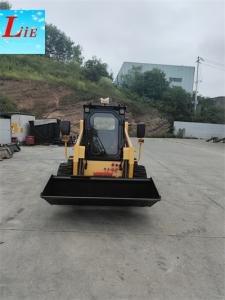 Quality Gasoline/Diesel Electric Backhoe Wheel Mini Skid Steer Loader 200 Kg with Rubber Track wholesale