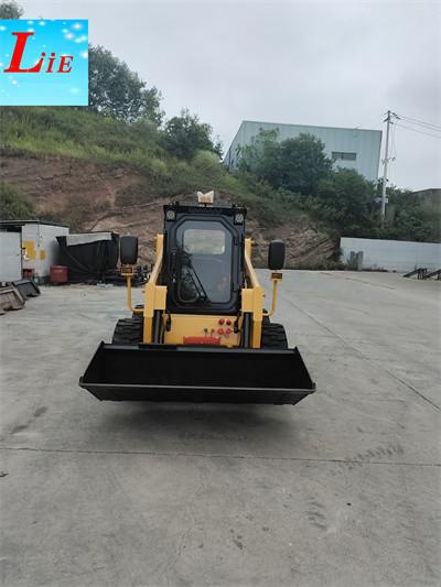Gasoline/Diesel Electric Backhoe Wheel Mini Skid Steer Loader 200 Kg with Rubber