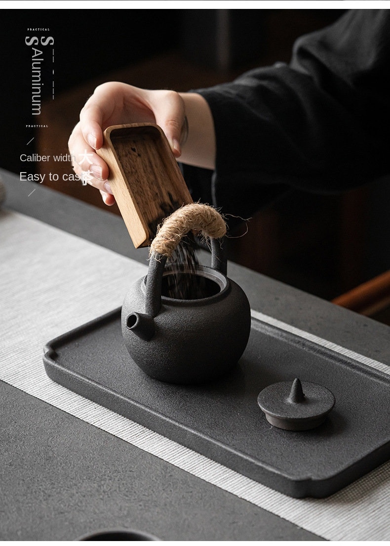 Japanese Porcelain Kung Fu Tea Set Modern Fashionable Loop-Handled Teapot with Gift Box